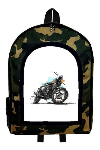 Mochila Camuflada Motocicleta Motos Mod Aar95