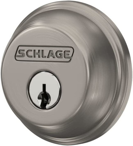 Schlage B60 N 619 Deadbolt, Keyed 1 Side, Highest Residentia