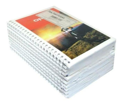 Caderno Espiral Capa Flexível 48 Fls- Kit 5 Cadernos