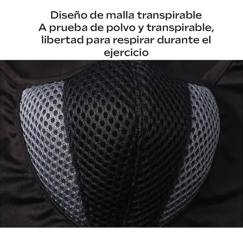 Balaclava Táctica Transpirable Para Motociclistas Y Ciclismo Negro Liso Unitalla