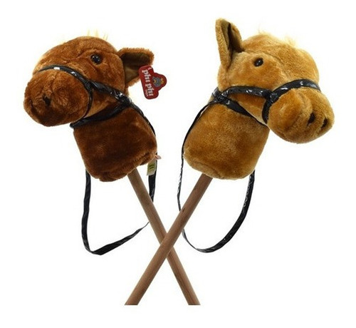 Peluche Caballo C/palo Con Sonido Phi Phi Toys 2403