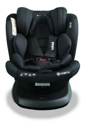 Silla De Auto Para Bebe Supra 360 Isofix Black Grupo 0+ 1 2 3