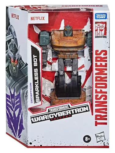Sparkless Bot Transformers Decepticons Netflix Wfc Deluxe 