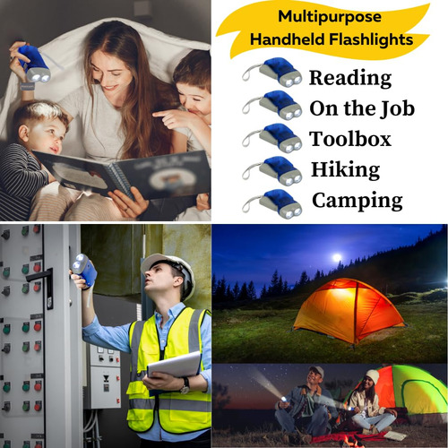 Paquete De Linternas De Emergencia Led Para Campamento Y Hog Color