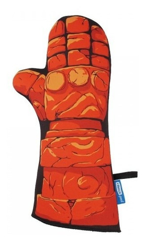 Luva De Forno Hellboy Cozinha Cor Vermelho