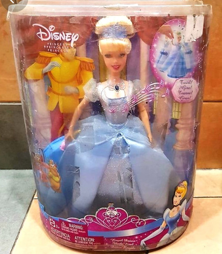  Barbie Disney Princesas Cenicienta 2007canta Baila N.u.e.va