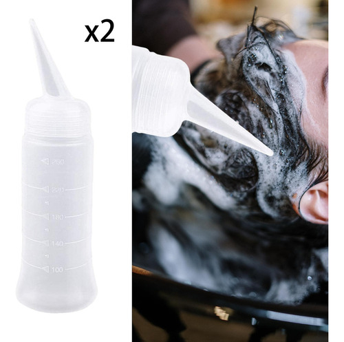 2x Aplicadores Botella Tinte Para El Cabello Aplicadores