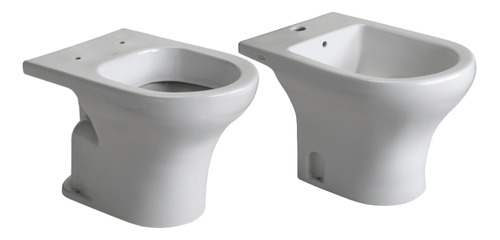 Juego Veneto Ferrum Inodoro Corto Bidet 1 Orificio