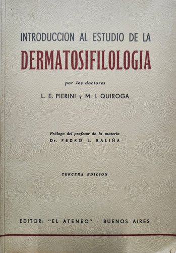 Introducción Al Estudio De La Dermatosifilología