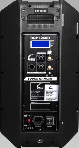 Melo Dsp1260d Bocina Activa 12'' 600w Rms 130db