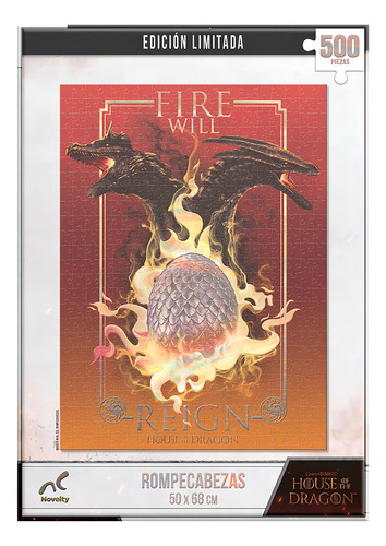 Rompecabezas Coleccionable House Of The Dragon 500pz