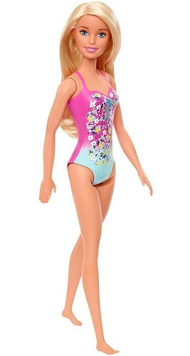 Muñeca Barbie Traje Baño Siempre Vestida Vestido Dos Piezas