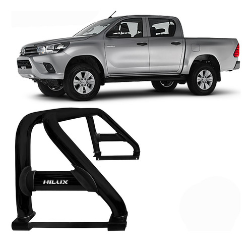 Santo Antonio Preto Track Duplo Hilux 2016 A 2021 Cabine Dup