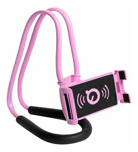 Soporte Para Celular Flexible Cuello iPhone Rosa