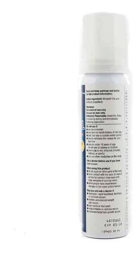 Minoxidil 5% Espuma Foam 3 Meses Tratamiento