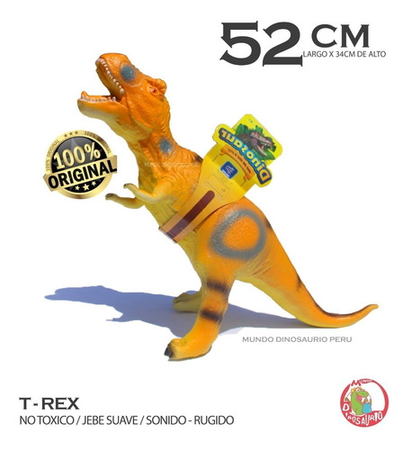 Imagen 3 de 10 de Dinosaurios Grandes Juguete Sonido Para Niños Coleccion