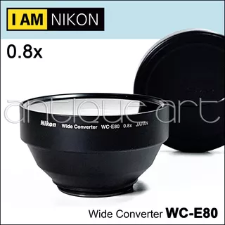 A64 Nikon Wide Converter Lens Wc-e80 Coolpix 8700 5700 5400