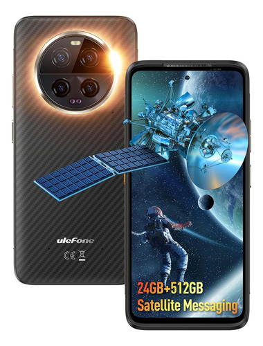 Ulefone Armor 23 Ultra 5g Celular 120w Cargador Mensaje Satelital 24gb+512gb 6.78 Fhd+ 50+50mp Cámara Dimensity 8020 Andriod13 Doble Sim Smartphone