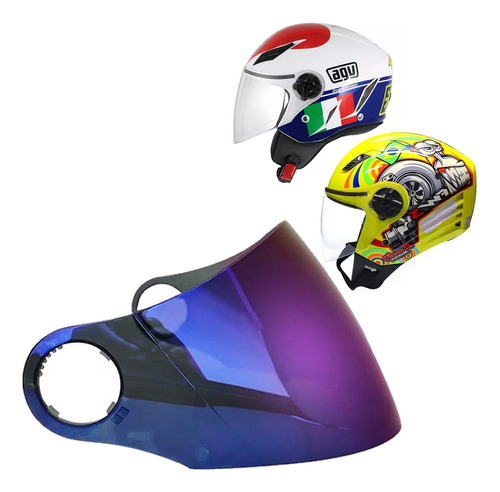 Viseira Capacete Aberto Agv Blade X Open Fw3 Nfe *