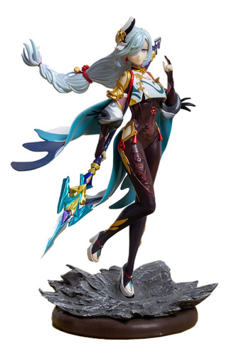 Figura Genshin Shenhe 1/7 29cm Anime Liyue Pvc Juguete