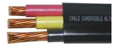 Cable Plano Sumergible Para Bomba 3x8 Altamira 600v 15mts