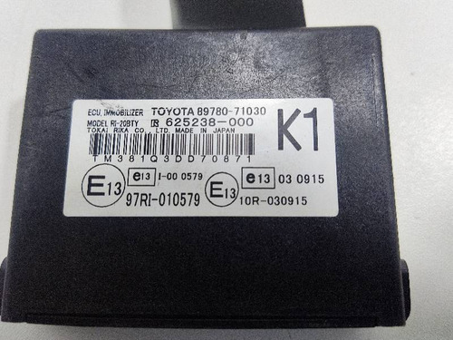 Kit Code Hilux Sw4 Srv 3.0 2012-2015 Diesel (sem Modulo Uce) (Usado)