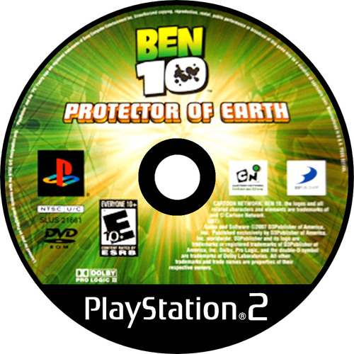 Jogo Ben 10 Protector Of Earth Para Ps2 Playstation 2