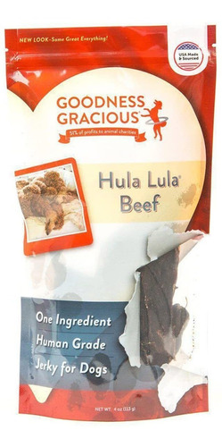 Bondad Gracious Hula Lula Cecina De Buey Treats 5oz