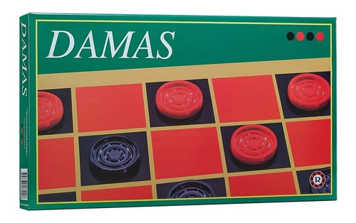 Damas Juego De Mesa Clasico Familiar Linea Verde Ruibal Full