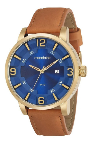 Relógio Mondaine Masculino Couro 99222gpmvdh1