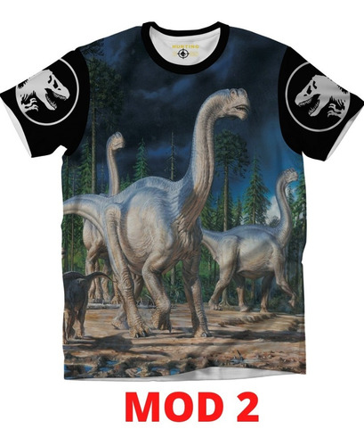 Playera Dinosaurios Niño Full Print Camiseta De Moda 