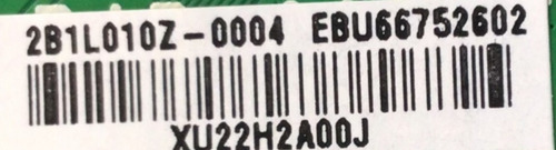 Main Lg Ebu66752602 / Eax69762805 / Modelo 55nano75uqa (Usado)