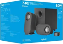 Comprar Parlante Logitech Z407 2.1 Bluetooth 80w - Control Wireless