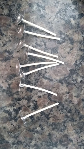 100 Pavio De 4 Cm Para Velas Artesanais A Pronta Entrega!!!