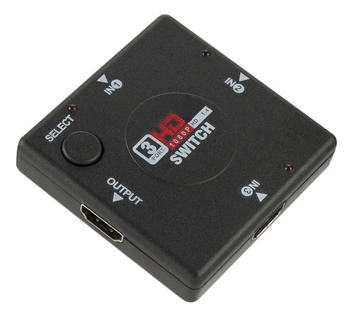 Switch Selector De Video Hd 3 Entradas 1 Salida