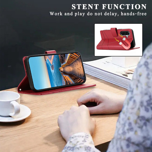 Funda Para Teléfono Samsung Galaxy A56 A36 A26 A16, Funda Tipo Bolsa Con Ranura En Forma De A