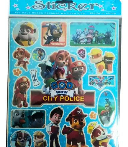Stikers Surtidos Calcomanias Personajes 10 Plantillas