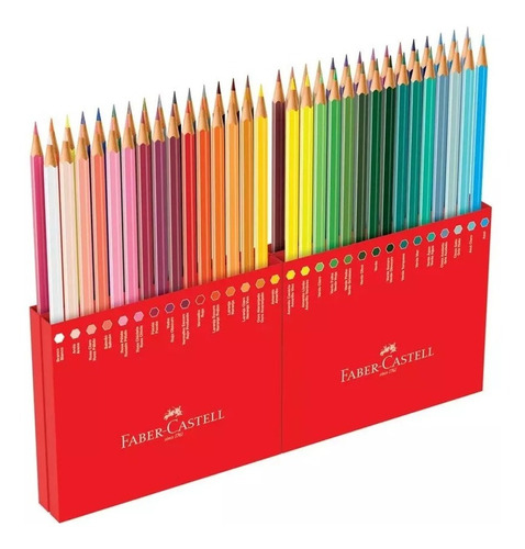 Lapices De Colores Largos X60 Faber-castell Nuevo