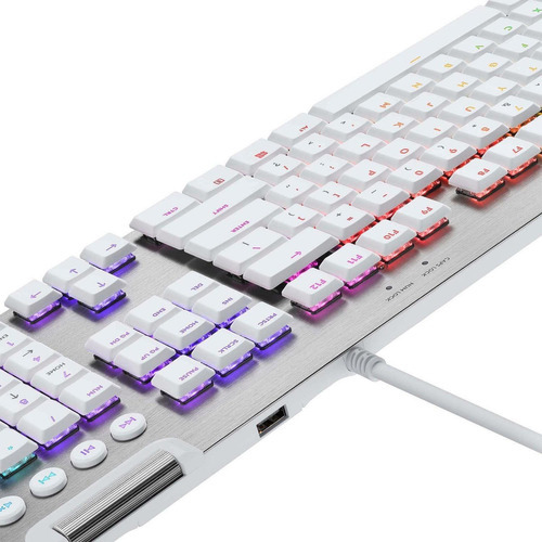 Teclado para jogos Logitech G815 Touch Lightsync RGB branco