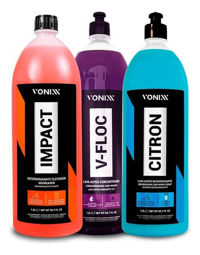 Limpeza Pesada Impact 1,5l Citron 1,5l V-floc 1,5l Vonixx