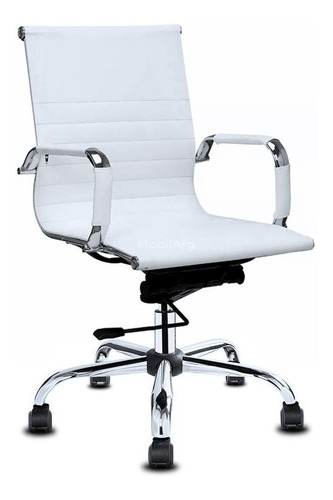 Sillon Ejecutivo Gerencial Aluminium Oficina Escritorio Base Cromada Importada - Garantia 12 Meses