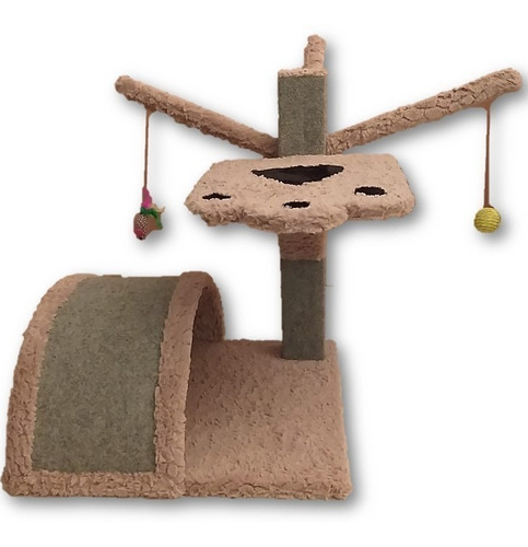 Imagem 5 de 8 de Brinquedo Arranhador Gato Multifunção Design Diferenciado
