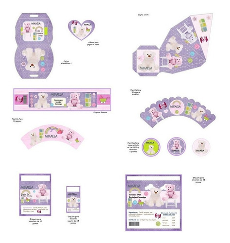 Kit Imprimible Baby Shower Girl Niña 100% Editable