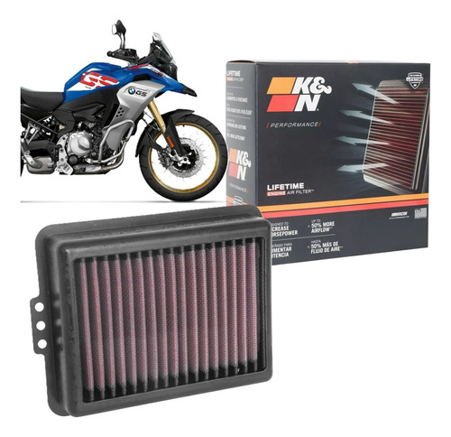 Filtro Ar K&n Kn Esportivo Bm-8518 Bmw F850gs F850 Gs 2019+