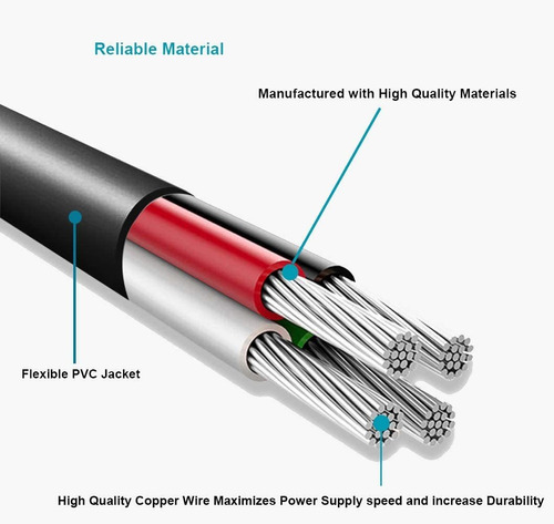 Maxllto 9 V Cable De La Fuente De Alimentación Cargador, Ada