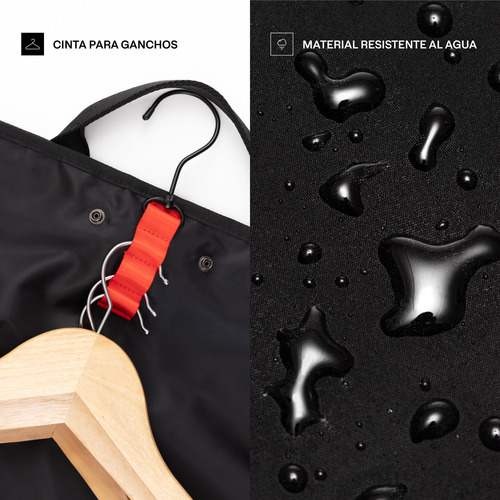 Mappa, Porta Trajes Para Hombre, Funda De Traje Para Viaje Negro