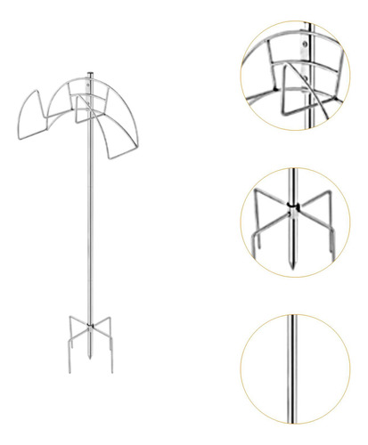 Rack De Almacenamiento De Soporte De Manguera De Jardín,