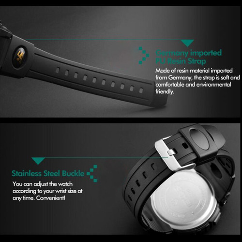 \/ Contra Agua Niño Sports Reloj Dama Deportivo Digital Led