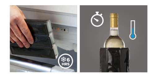 Imagen 6 de 7 de Enfriador Para Botellas De Vino- Wine Cooler Vacu Vin