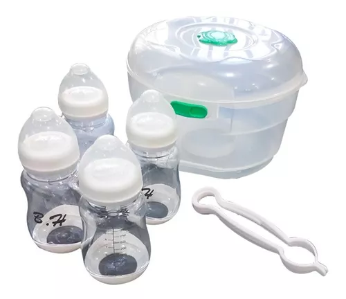 SCF282/02 SET ESTERILIZADOR MICROONDAS Y BIBERONES AVENT